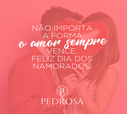 Não importa a forma, o amor sempre vence. Feliz dia dos namorados!